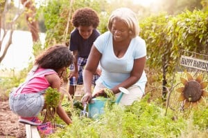 jardinage en famille