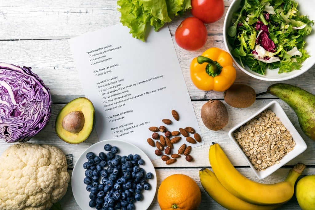 Repas équilibré famille