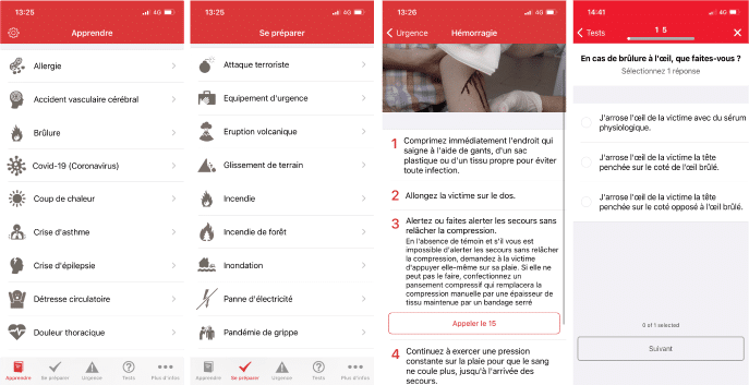 Apprenez et appliquez les gestes de premiers secours avec « L’appli qui ...